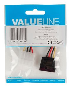 Valueline VLCP73500V015 interne stroomkabel 0,15 m