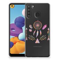 Samsung Galaxy A21 Telefoonhoesje met Naam Boho Dreamcatcher