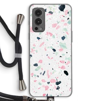 Terrazzo N°3: OnePlus Nord 2 5G Transparant Hoesje met koord