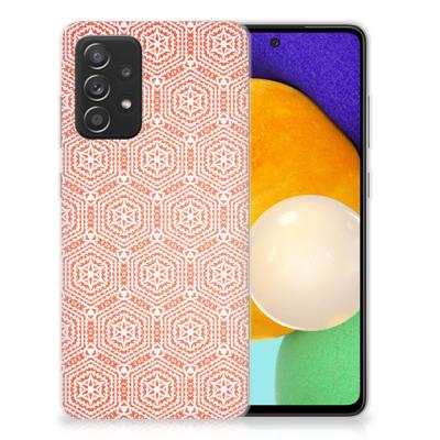 Samsung Galaxy A52 (5G/4G) | TPU bumper | Pattern Orange