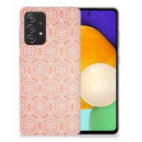 Samsung Galaxy A52 (5G/4G) | TPU bumper | Pattern Orange