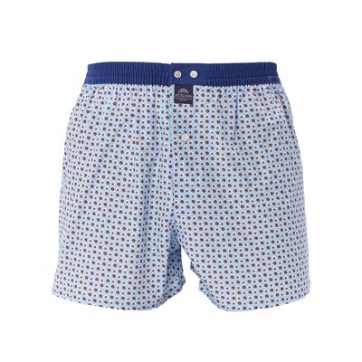 McAlson Boxer met binnenbroek stippen lichtblauw
