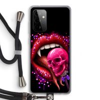 Dodelijk zoet: Samsung Galaxy A72 5G Transparant Hoesje met koord