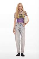 Rechte jeans met glitters - BLUE - 34