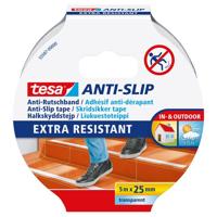 Anti-slip tape tesa 5mx25mm transparant | 6 stuks