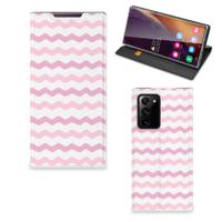 Samsung Galaxy Note 20 Ultra | Hoesje met Magneet | Waves Roze