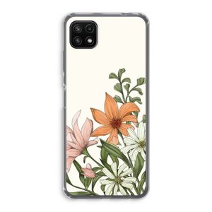 Floral bouquet: Samsung Galaxy A22 5G Transparant Hoesje