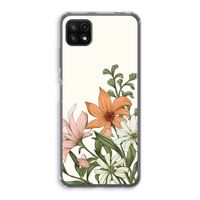 Floral bouquet: Samsung Galaxy A22 5G Transparant Hoesje