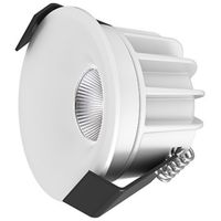 LED Camicro Downlight vast 4W 45º 2.700K/3.000K/DTW IP44 dimbaar Wit