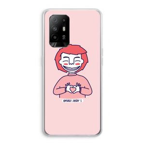 Hartje: Oppo A94 5G Transparant Hoesje