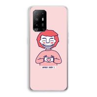 Hartje: Oppo A94 5G Transparant Hoesje