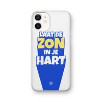 Laat de zon in je hart: iPhone 12 Transparant Hoesje
