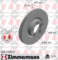 Remschijf SPORT REMSCHIJF COAT Z 460450652