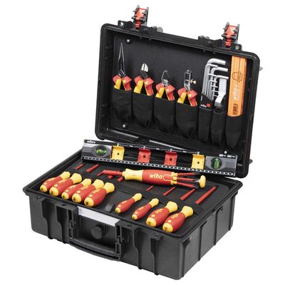 Wiha gereedschapskoffer 34-delig basic elektricien