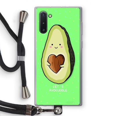 Avocuddle: Samsung Galaxy Note 10 Transparant Hoesje met koord