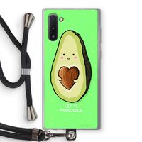Avocuddle: Samsung Galaxy Note 10 Transparant Hoesje met koord