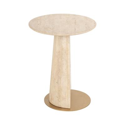 Richmond Ronde Bijzettafel 'Kibo' Marmer, 45cm