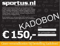 Sportus.nl - Sportus Kadobon 150 EURO Sportus.nl - Sportus Kadobon 150 EURO
