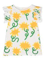 Stella McCartney Kids débardeur à fleurs - Blanc