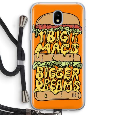 Big Macs Bigger Dreams: Samsung Galaxy J5 (2017) Transparant Hoesje met koord