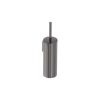 Toiletborstel MAY Wandmodel Geborsteld Carbon Black PVD