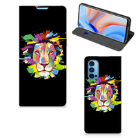 OPPO Reno4 Pro 5G Magnet Case Lion Color