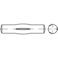 TOOLCRAFT TO-5438049 Geleidepen met middenkerf 4 mm Staal 100 stuk(s) - thumbnail