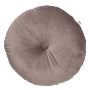 Dutch Decor Sierkussen rond Ø 40 cm velvet - OLLY - Driftwood - taupe