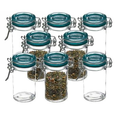 Inmaakpot/voorraadpot - 20x stuks - 60 ml - glas met beugelsluiting - weckpot Inmaakpot/voorraadpot - 20x stuks - 60 ml - glas met beugelsluiting - weckpot