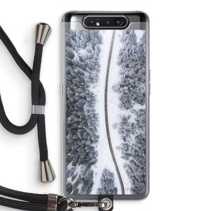 Snøfall: Samsung Galaxy A80 Transparant Hoesje met koord