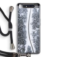 Snøfall: Samsung Galaxy A80 Transparant Hoesje met koord Snøfall: Samsung Galaxy A80 Transparant Hoesje met koord