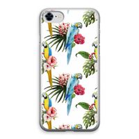 Kleurrijke papegaaien: iPhone 8 Transparant Hoesje