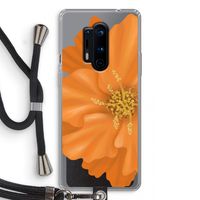 Orange Ellila flower: OnePlus 8 Pro Transparant Hoesje met koord