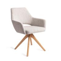 Jesper Home Eetkamerstoel 'Yanai' Revolve Oak Natural, kleur Pigeon