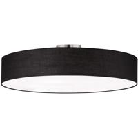 LED Plafondlamp Mat Zwart - 5-lichts - E27 Fitting - Aluminium