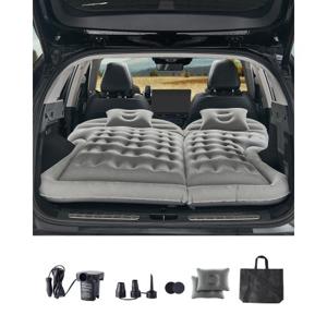 VEVOR Auto Luchtbed Opblaasbaar Luchtbed Camping Kofferbak Matras Grijs
