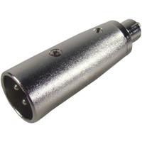 Paccs Audio Adapter [1x XLR-stekker - 1x Cinch-stekker] Zilver