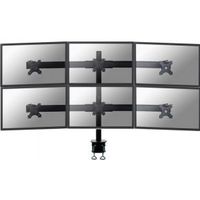 Neomounts FPMA-D700D6 Clamp Zwart flat panel bureau steun - thumbnail