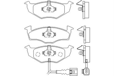 Remblokken set 2186801
