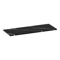 Brauer Mirage Topblad - 120 cm - Marmerlook Nero Marquina