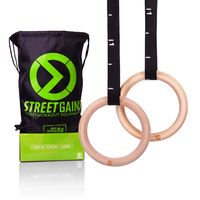 Houten Turn Gym Ringen (32MM) | StreetGains® - thumbnail