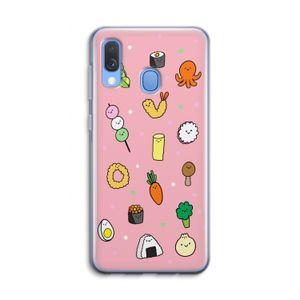 Happy bento friends: Samsung Galaxy A40 Transparant Hoesje