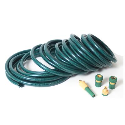 Tuinslang set - met koppelingen en verstelbare spuit - 20 meter - tuinbewatering