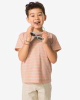 HEMA Kinder T-shirt Strepen Oranje (oranje)