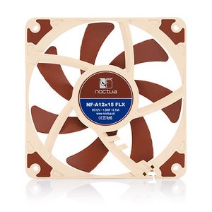 Noctua NF-A12x15 FLX Computer behuizing Ventilator 12 cm Beige, Bruin