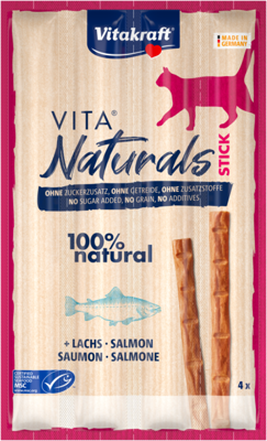 Vita Naturals Cat Stick Zalm 4x dierensnack - Vitakraft