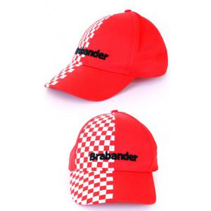 Carnaval Brabant thema baseballcap - rood/wit - voor volwassenen - Brabander - verkleed pet