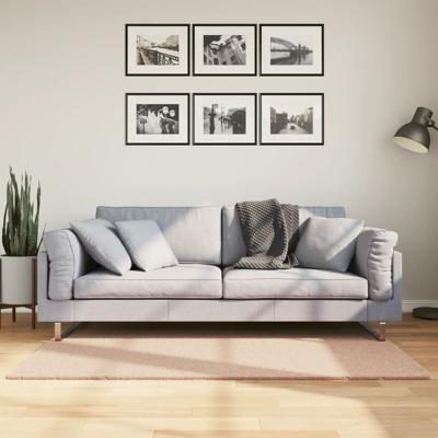 VidaXL Vloerkleed huarte laagpolig zacht wasbaar 80x150 cm roze