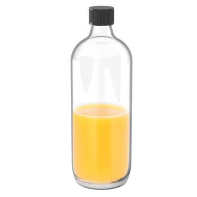 Glazen flessen met schroefdop - Transparant - 1000 ml - Weckflessen - Luchtdicht