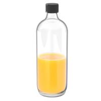 Glazen flessen met schroefdop - Transparant - 1000 ml - Weckflessen - Luchtdicht
